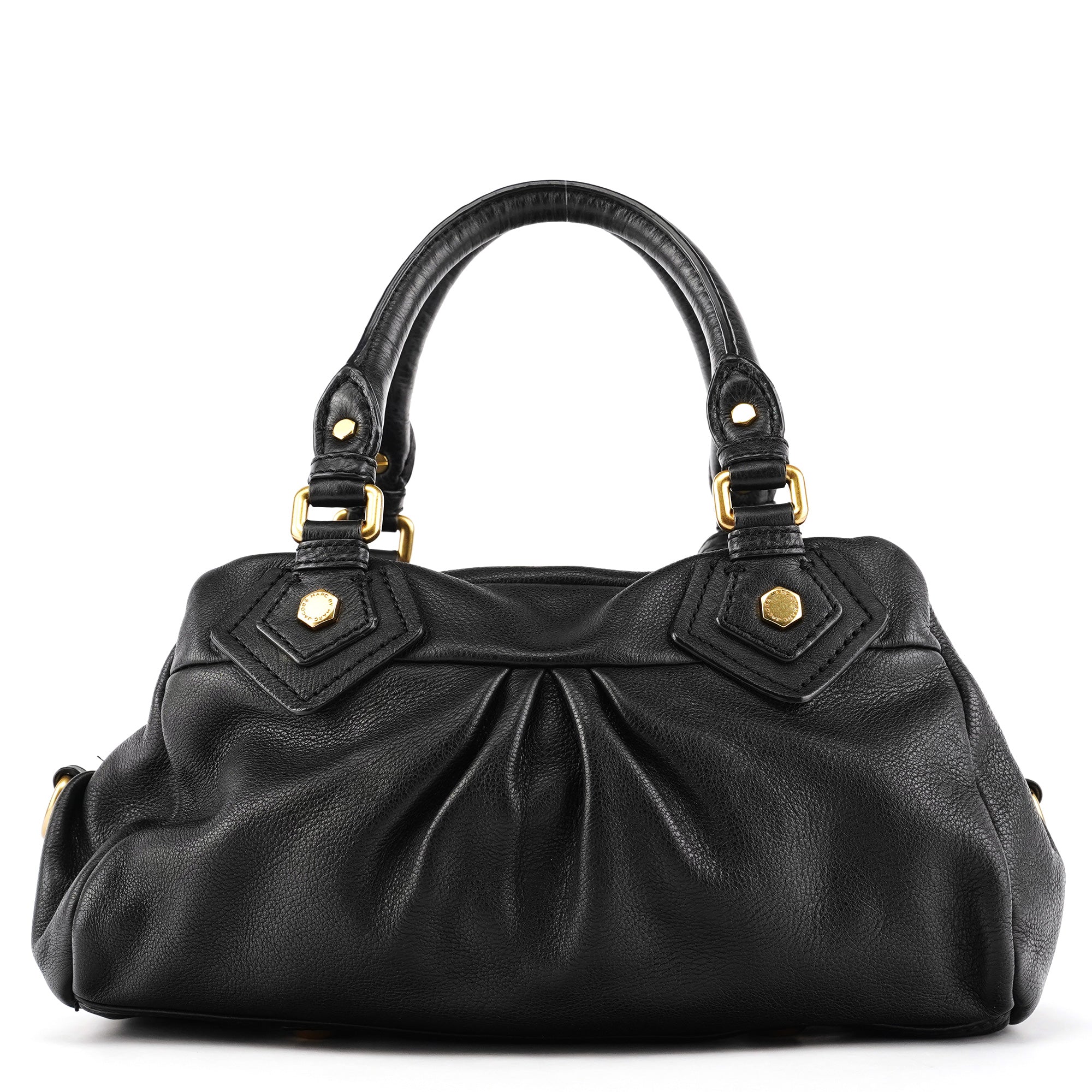 Marc by Marc Jacobs Sac deux portés Classic Q Baby Groovee en cuir noir