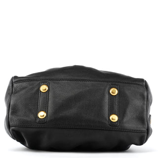 Marc by Marc Jacobs Black Leather Classic Q Baby Groovee 2-Way Bag