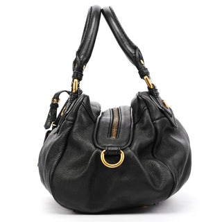 Marc by Marc Jacobs Black Leather Classic Q Baby Groovee 2-Way Bag
