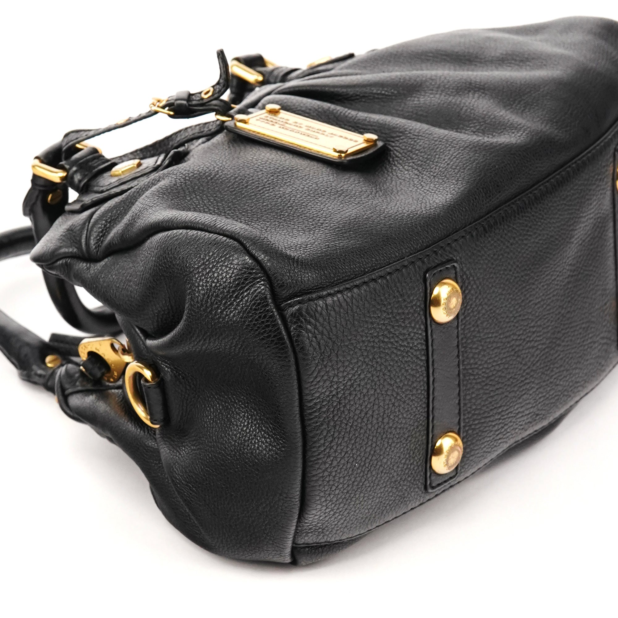 Marc by Marc Jacobs Sac deux portés Classic Q Baby Groovee en cuir noir