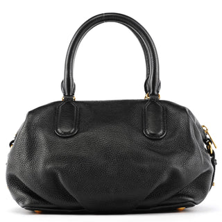 Marc by Marc Jacobs Black Leather Classic Q Bowling Bag