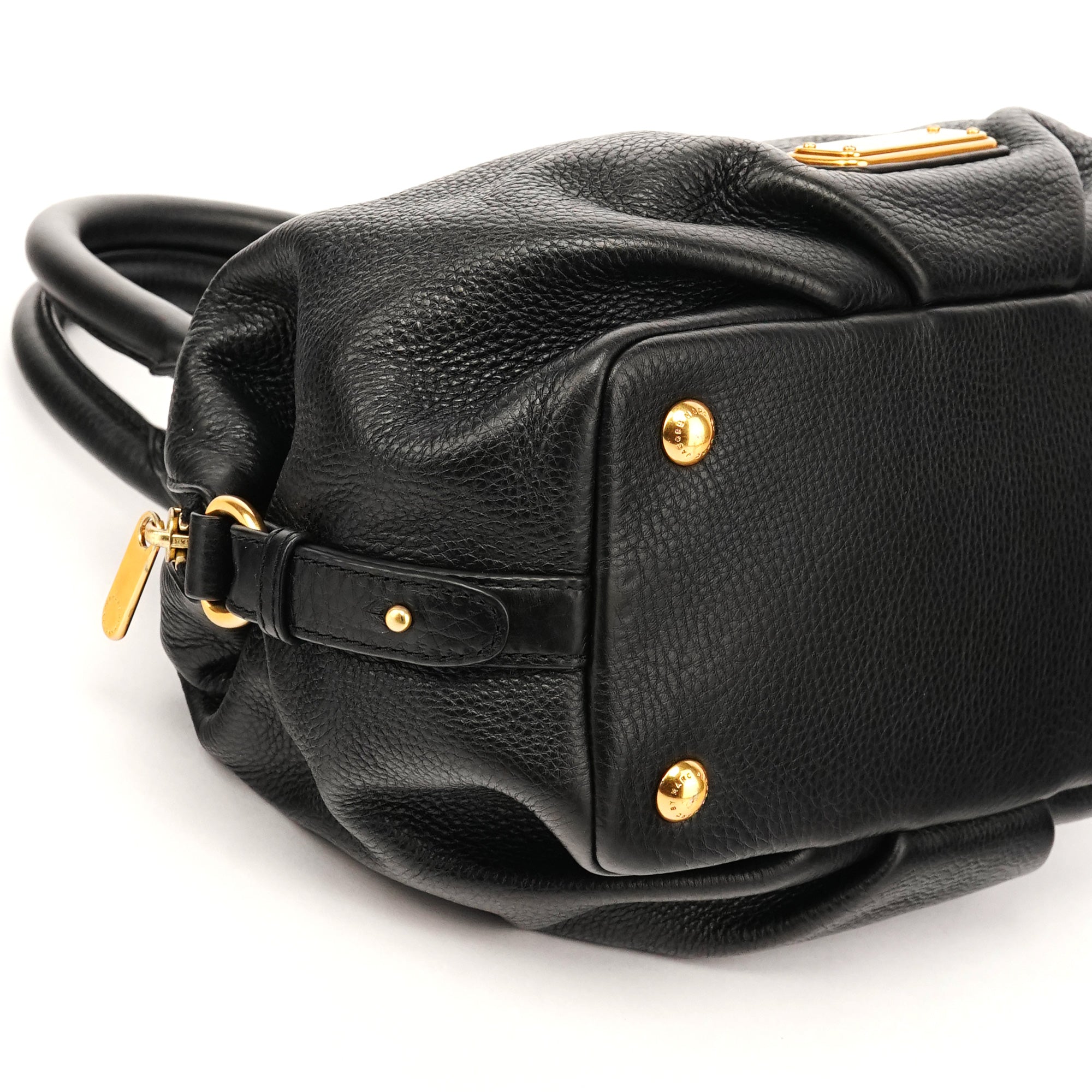 Marc by Marc Jacobs Sac bowling Classic Q en cuir noir