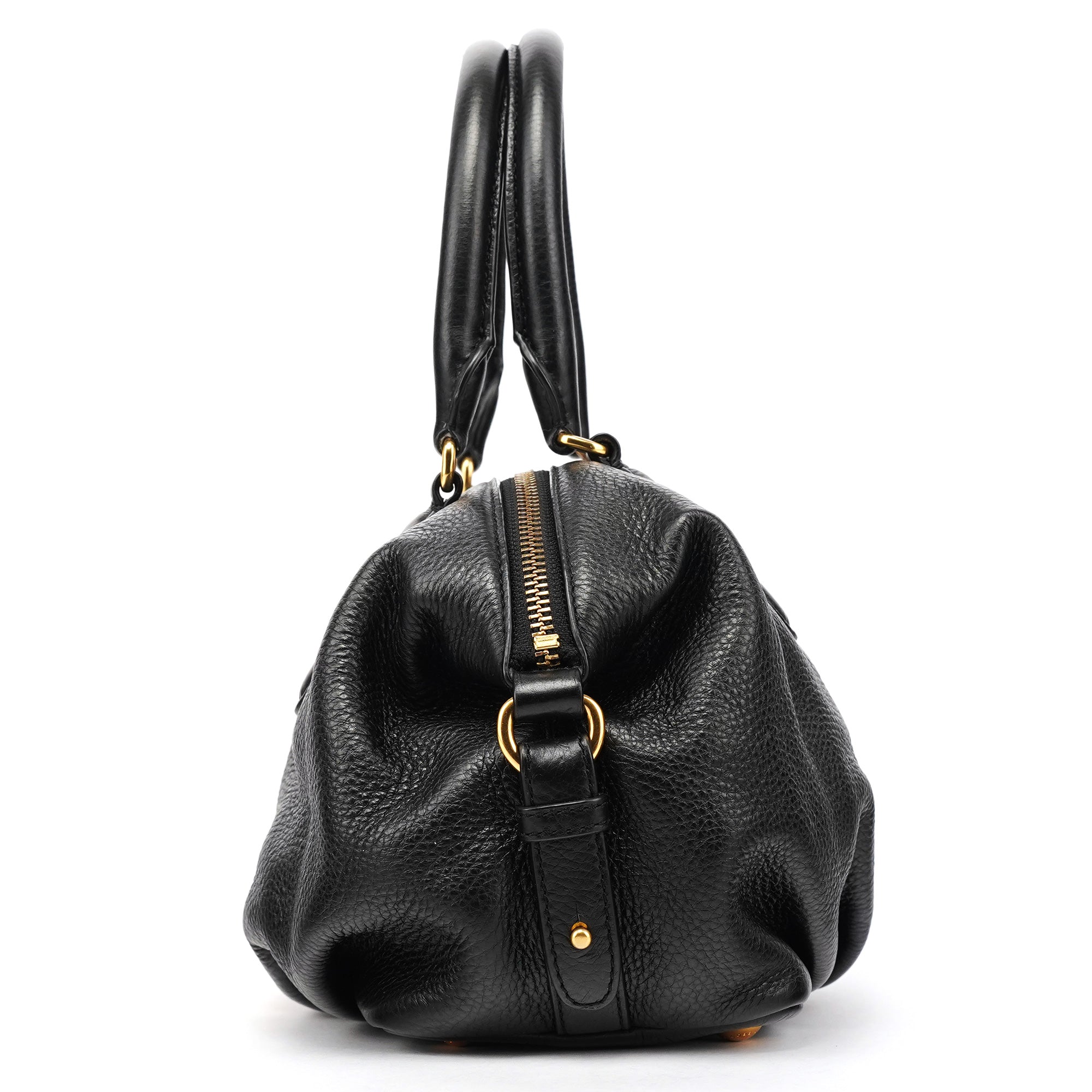 Marc by Marc Jacobs Sac bowling Classic Q en cuir noir
