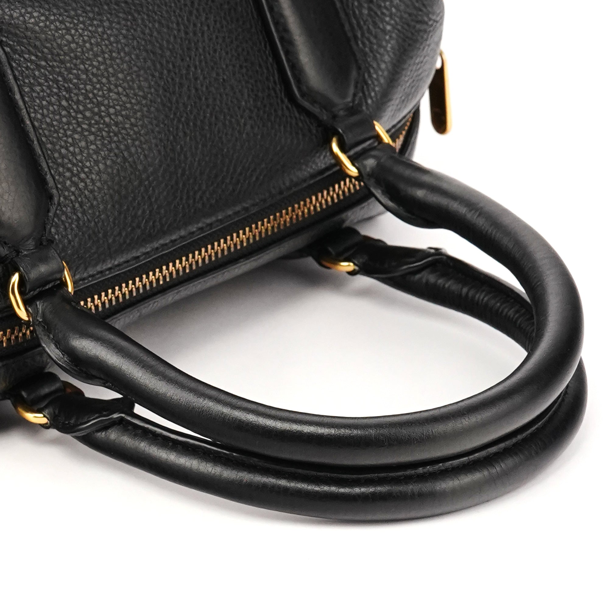 Marc by Marc Jacobs Sac bowling Classic Q en cuir noir