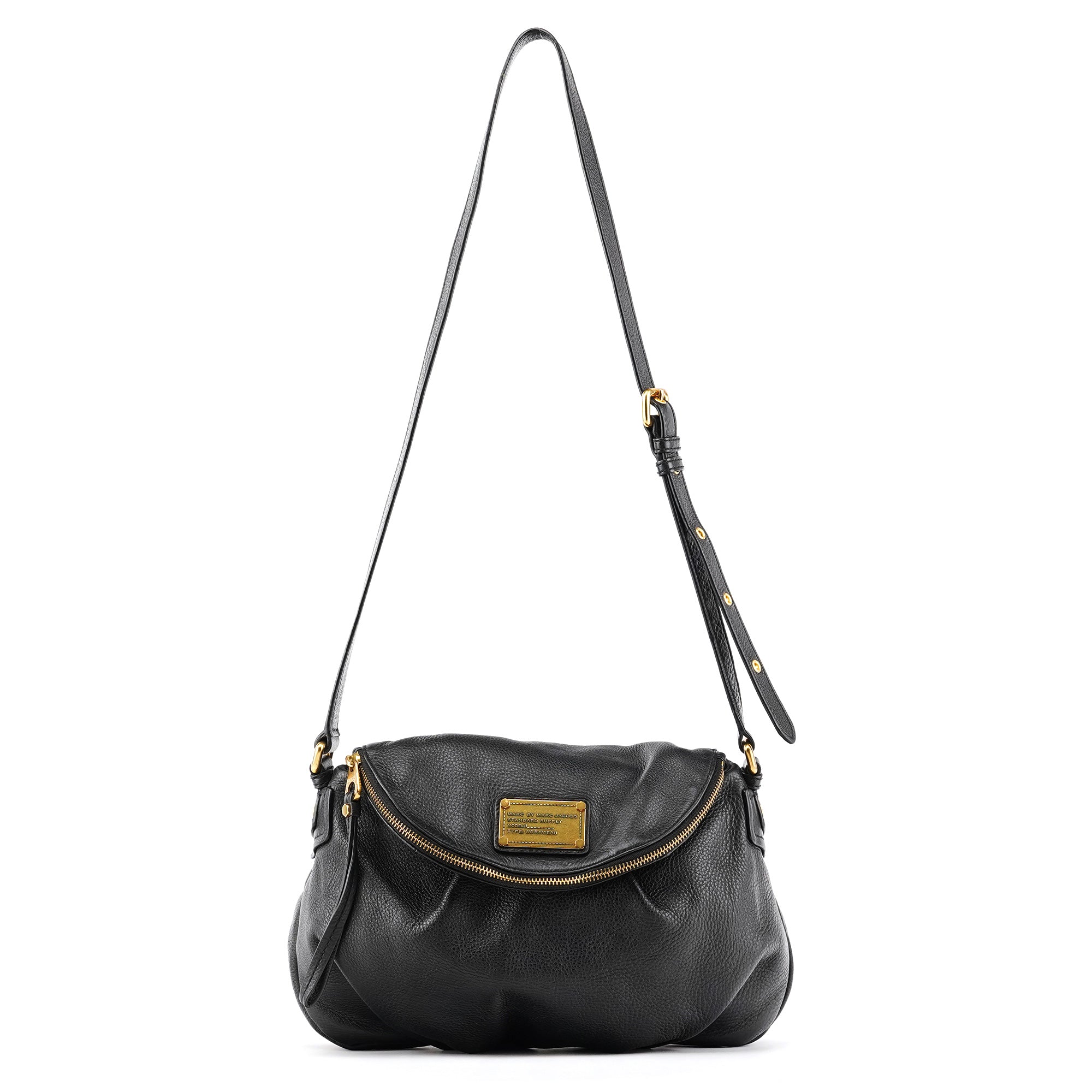 Marc by Marc Jacobs Black Leather Classic Q Crossbody Bag
