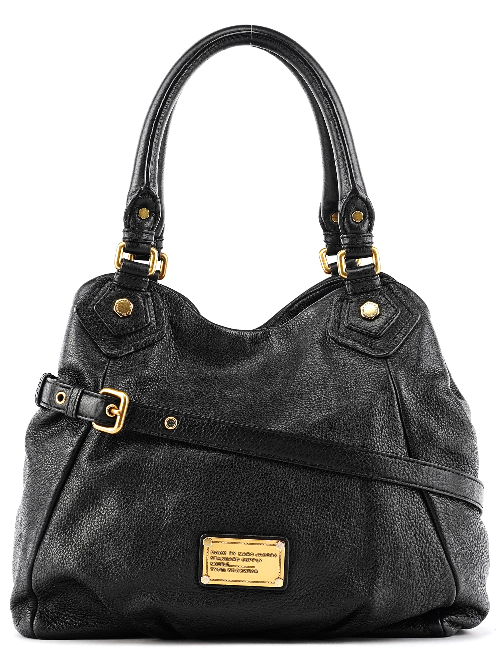 Marc by Marc Jacobs Black Leather Classic Q Fran 2-Way Bag