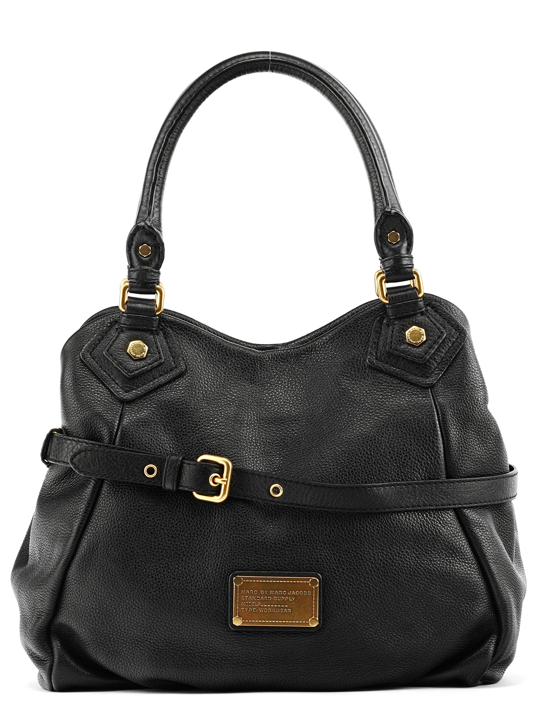 Marc by Marc Jacobs Black Leather Classic Q Fran 2-Way Bag