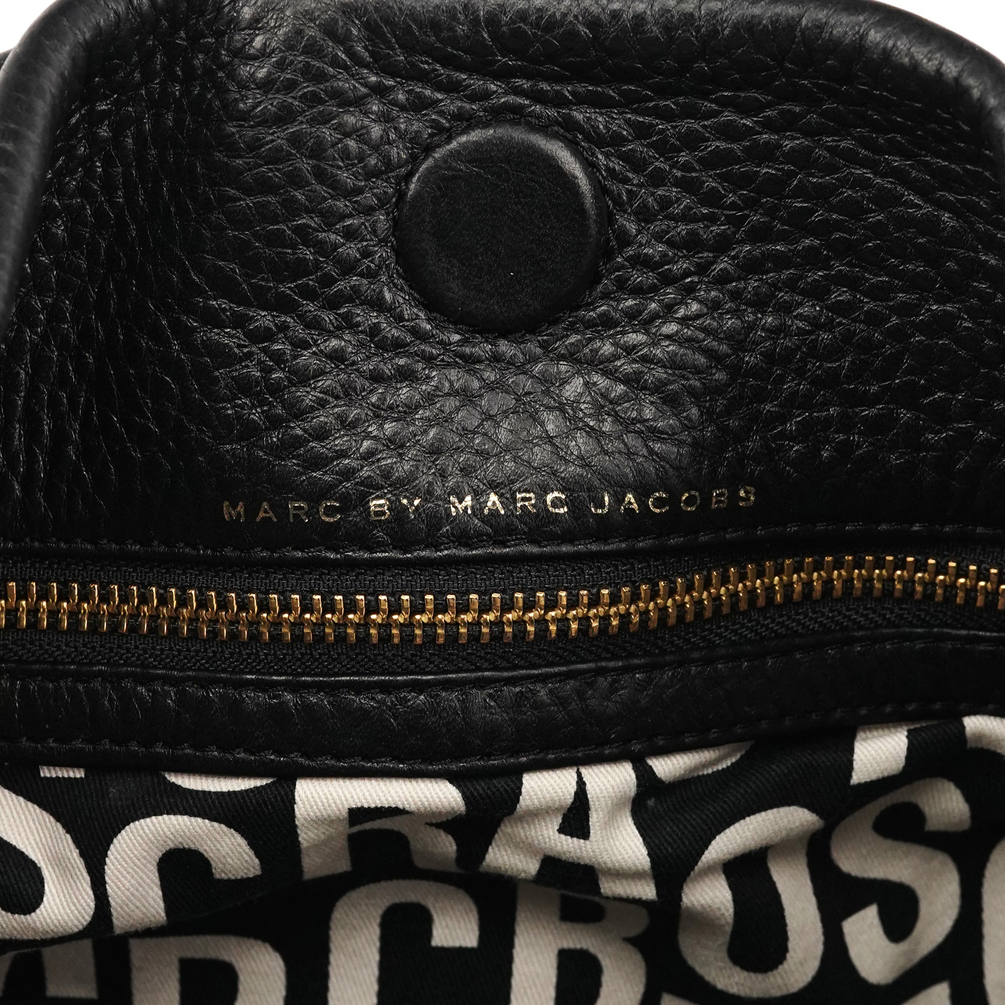 Marc by Marc Jacobs Sac hobo deux portés Classic Q Hillier en cuir noir