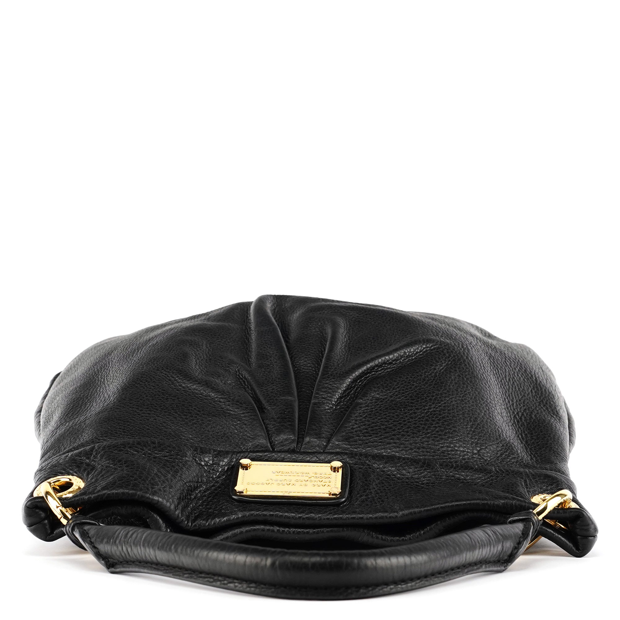 Marc by Marc Jacobs Sac hobo deux portés Classic Q Hillier en cuir noir