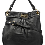 Marc by Marc Jacobs Sac hobo deux portés Classic Q Hillier en cuir noir