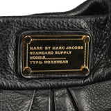 Marc by Marc Jacobs Sac hobo deux portés Classic Q Hillier en cuir noir
