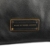 Marc by Marc Jacobs Black Pebbled Leather Bowling Bag