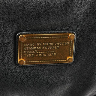 Marc by Marc Jacobs Black Pebbled Leather Classic Q Fran 2-Way Bag