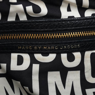 Marc by Marc Jacobs Black Pebbled Leather Classic Q Fran 2-Way Bag