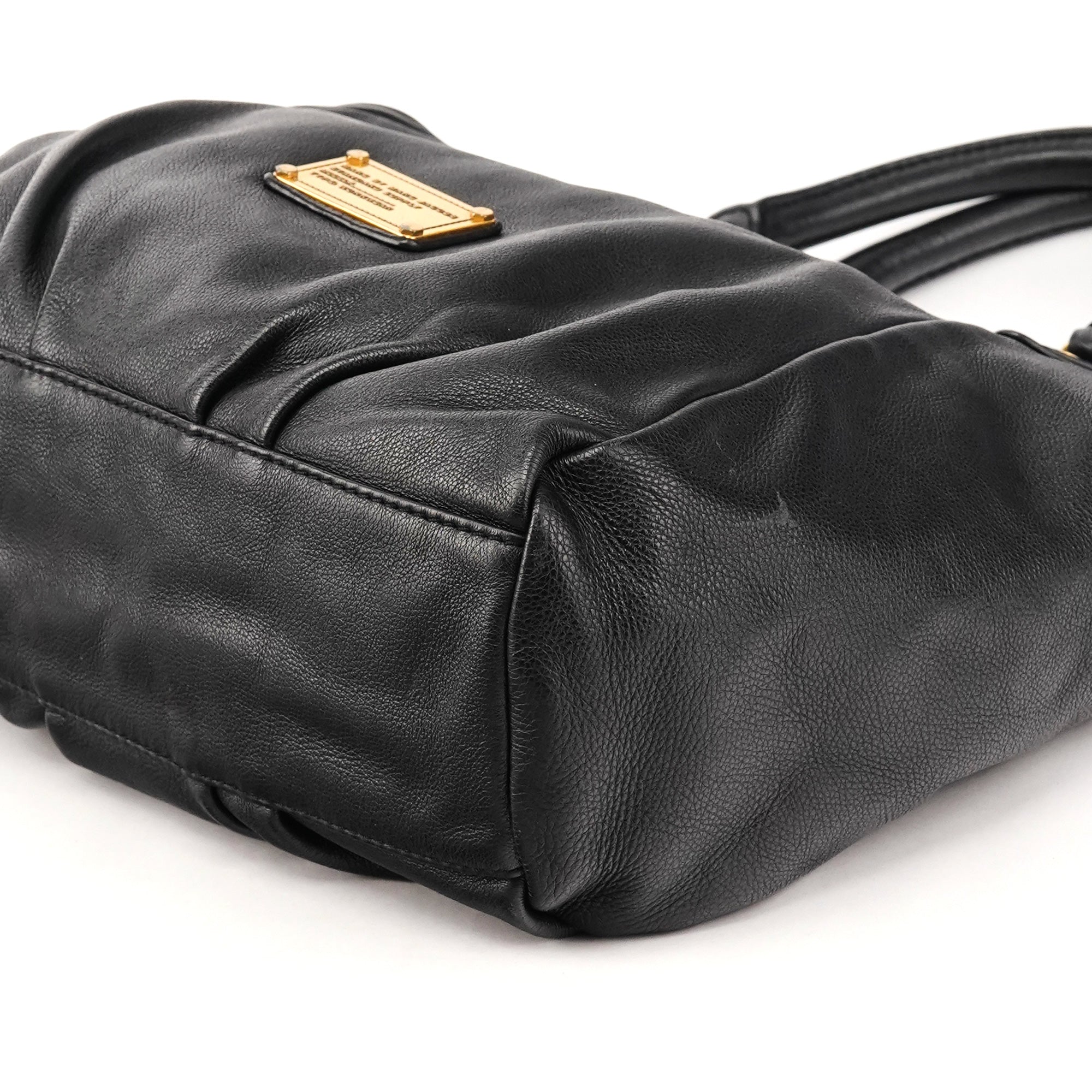 Marc by Marc Jacobs Sac deux portés Classic Q Fran en cuir grainé noir