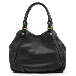 Marc by Marc Jacobs Black Pebbled Leather Classic Q Fran 2-Way Bag