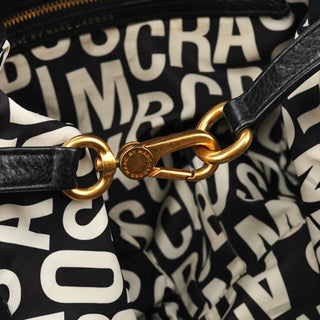 Marc by Marc Jacobs Black Pebbled Leather Classic Q Fran 2-Way Bag