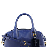Marc by Marc Jacobs Blue Leather Classic Q 2-Way Bowling Bag