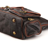 Marc by Marc Jacobs Brown Leather Multi-Pocket 2-Way Bag