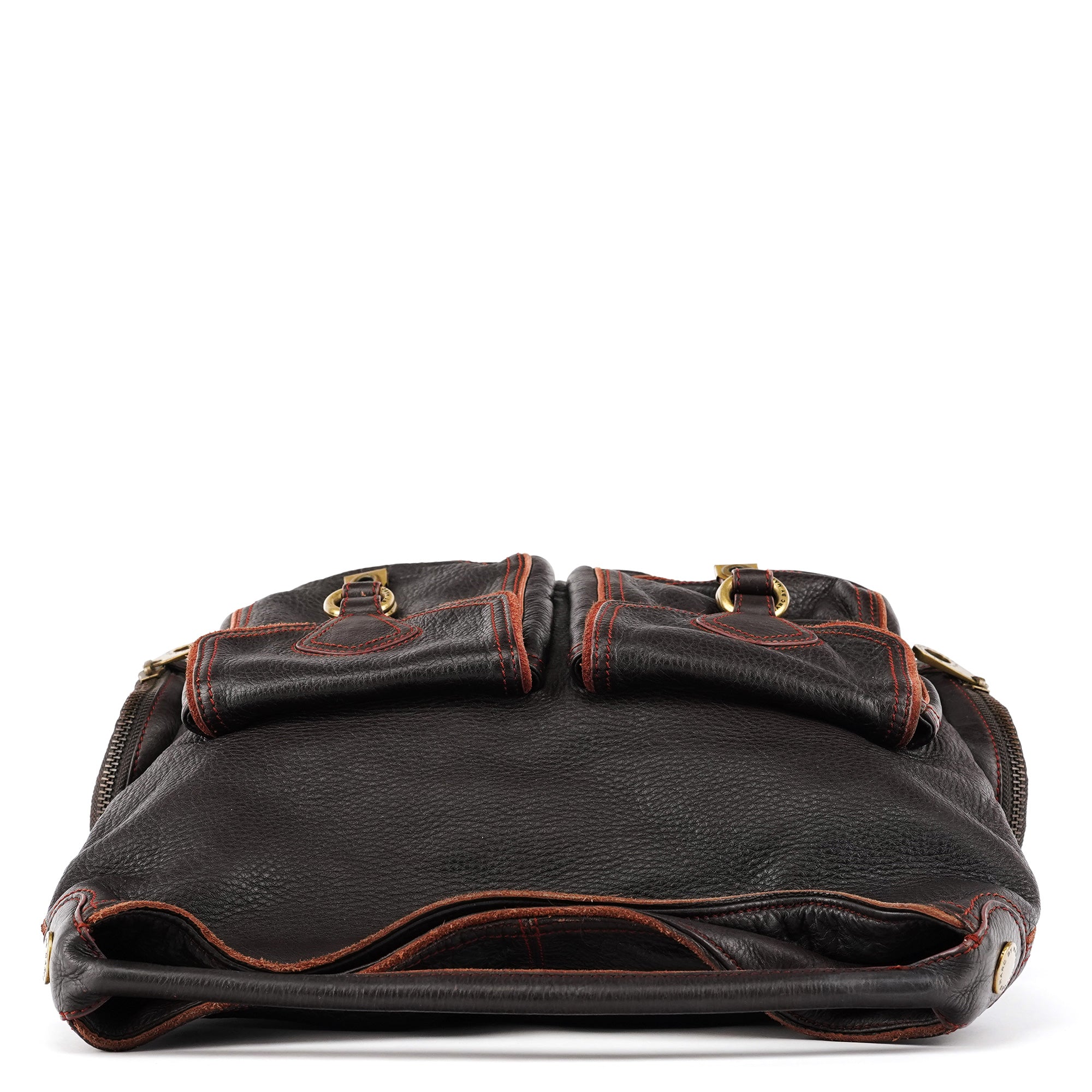 Marc by Marc Jacobs Brown Leather Multi-Pocket 2-Way Bag