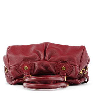 Marc by Marc Jacobs Burgundy Leather Classic Q 2-Way Bag