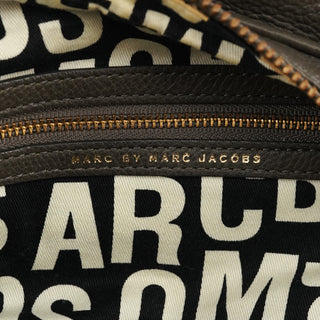 Marc by Marc Jacobs Grey Leather Classic Q Baby Groovee 2-Way Bag