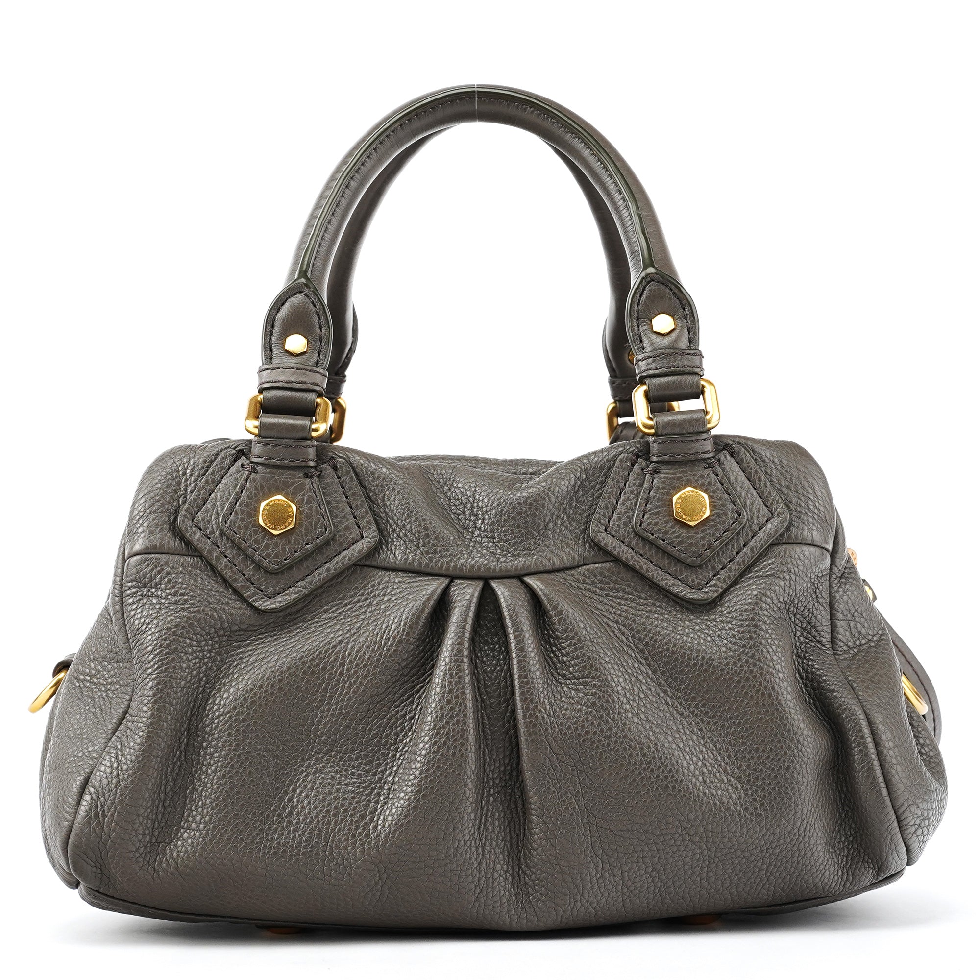Marc by Marc Jacobs Bolso Classic Q Baby Groovee de piel gris