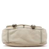 Marc by Marc Jacobs Multi-Pocket schoudertas van ivoorkleurig leer