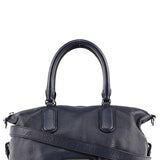 Marc by Marc Jacobs 2-Way Bowling Bag Classic Q aus marineblauem Leder