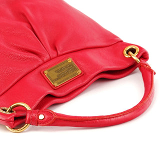 Marc by Marc Jacobs Pink Leather Classic Q Fran 2-Way Bag