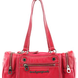 Marc by Marc Jacobs Pink Leather Multi-Pocket Camera Tote Bag
