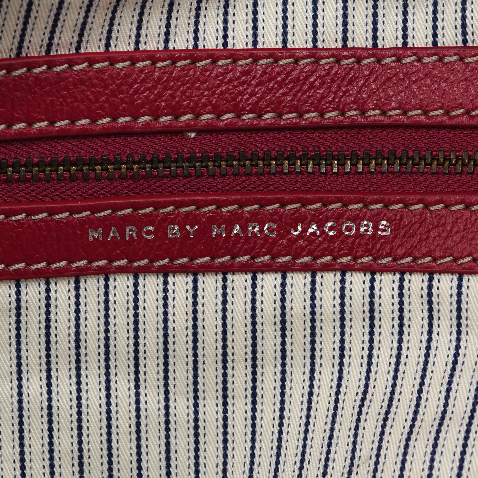 Marc by Marc Jacobs Multi-Pocket tote i rosa læder