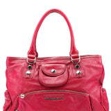 Marc by Marc Jacobs Multi-Pocket tote i rosa læder