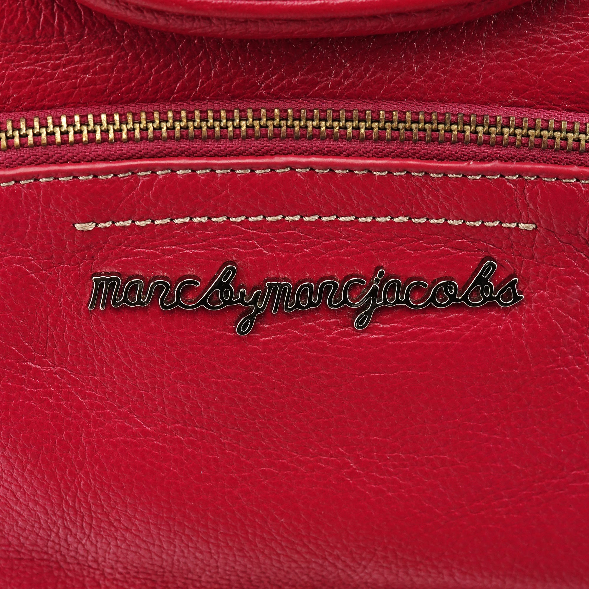 Marc by Marc Jacobs Multi-Pocket tote i rosa læder