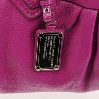 Marc by Marc Jacobs Purple Leather Classic Q 2-Way Bag