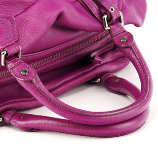 Marc by Marc Jacobs Purple Leather Classic Q 2-Way Bag