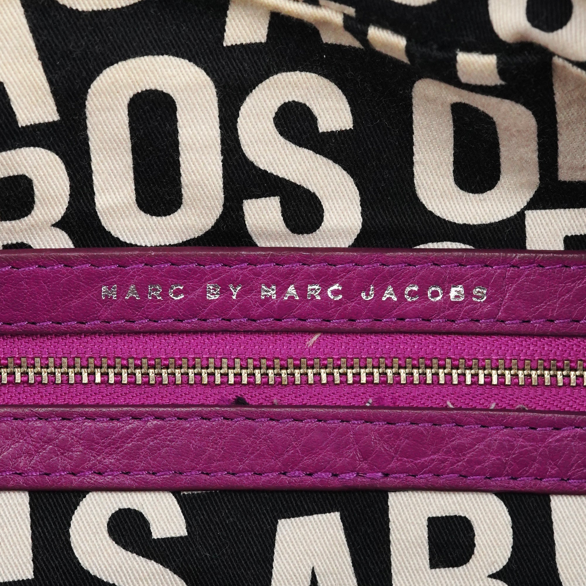 Marc by Marc Jacobs Purple Leather Classic Q 2-Way Bag
