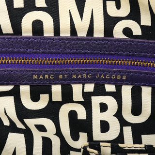 Marc by Marc Jacobs Purple Leather Classic Q Baby Groovee 2-Way Bag