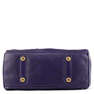 Marc by Marc Jacobs Purple Leather Classic Q Baby Groovee 2-Way Bag