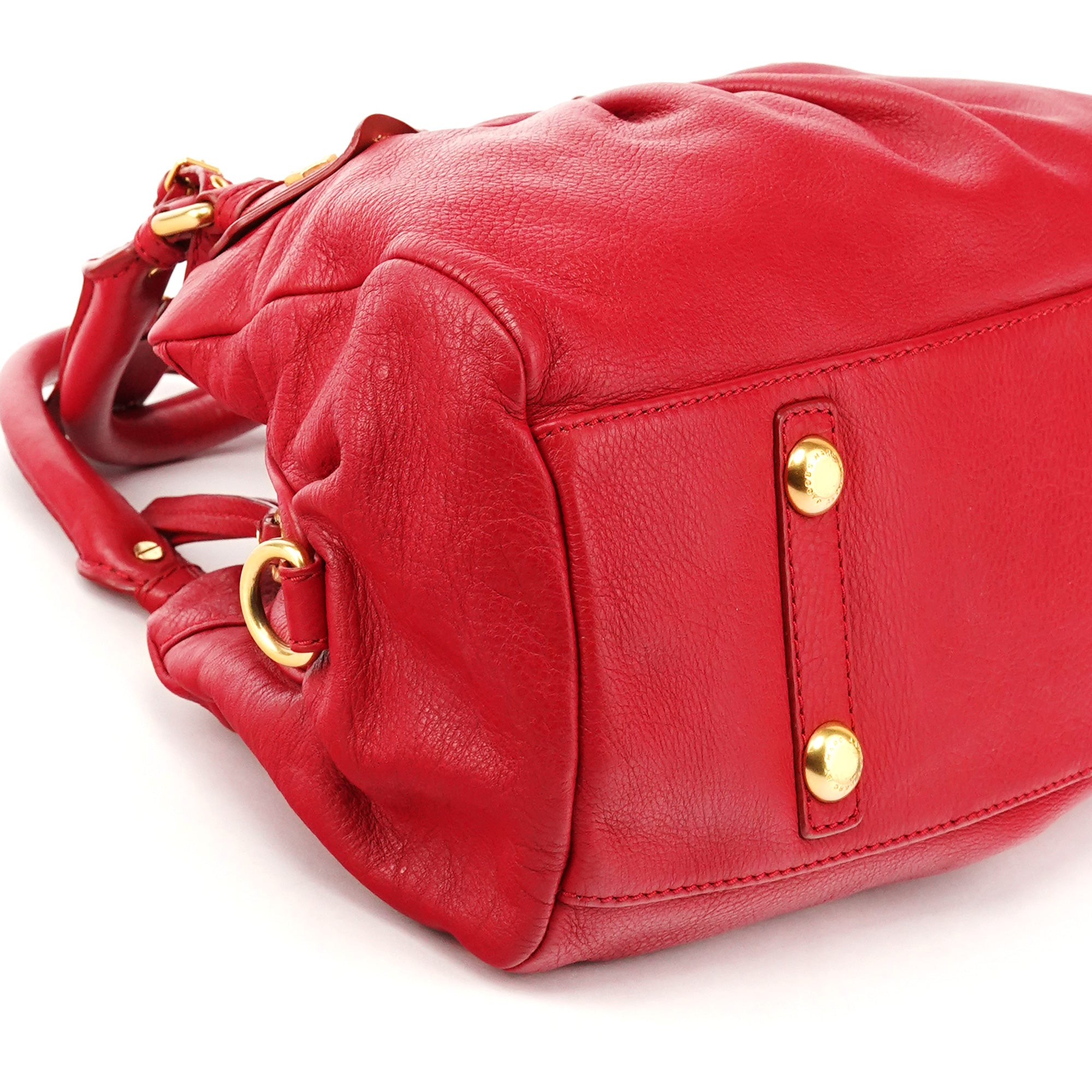 Marc by Marc Jacobs Borsa Classic Q Baby Groovee in pelle rossa