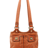 Marc by Marc Jacobs Tan Leather Multi-Pocket Tote Bag
