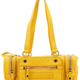 Marc by Marc Jacobs Yellow Leather Boston Bag