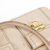 Marc Jacobs Beige Leather Double Pocket Top Handle Bag
