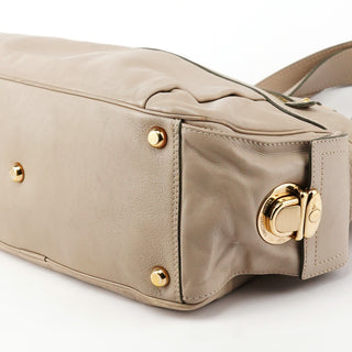 Marc Jacobs Beige Leather Multi-Pocket Tote Bag
