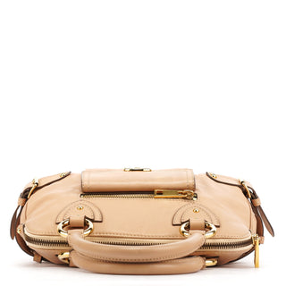 Marc Jacobs Beige Leather Top Handle Bag