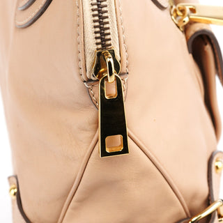 Marc Jacobs Beige Leather Top Handle Bag