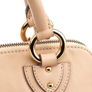 Marc Jacobs Beige Leather Top Handle Bag