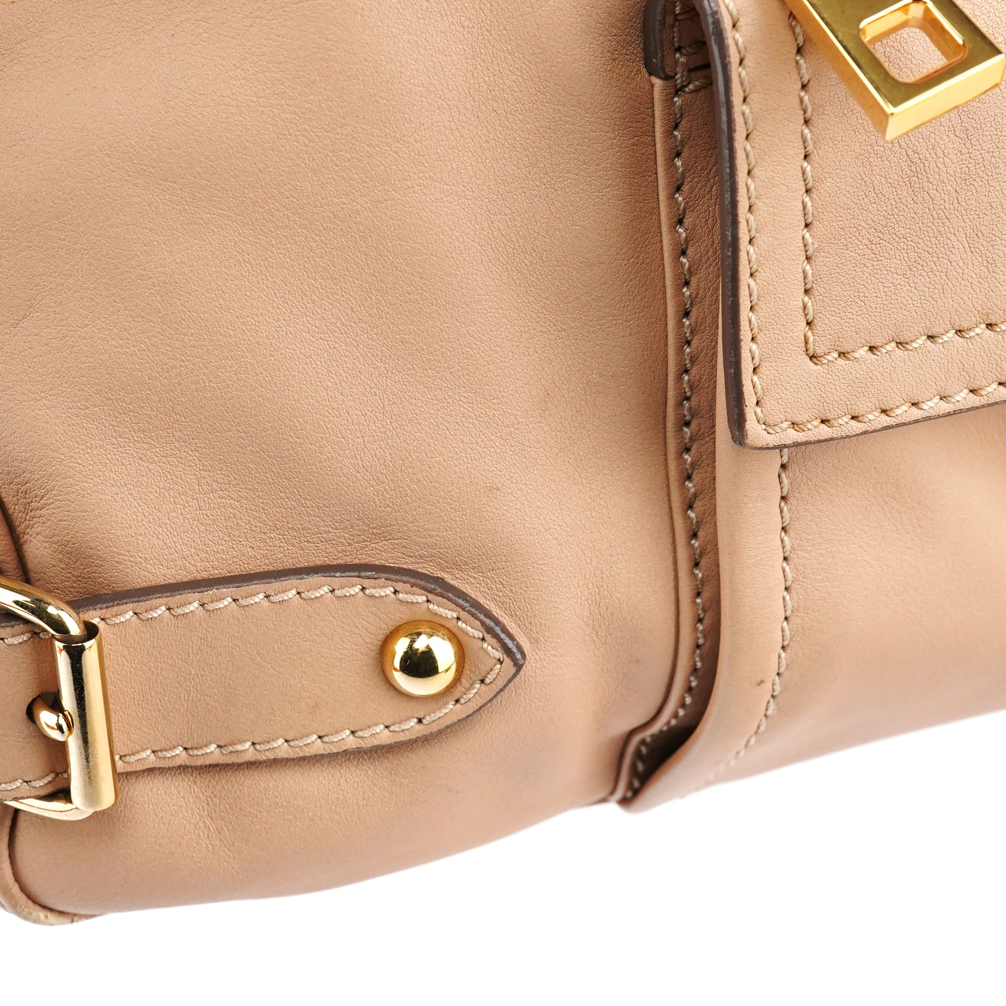 Marc Jacobs Sac à poignée en cuir beige