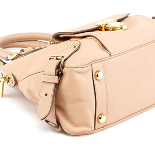Marc Jacobs Beige Leather Top Handle Bag