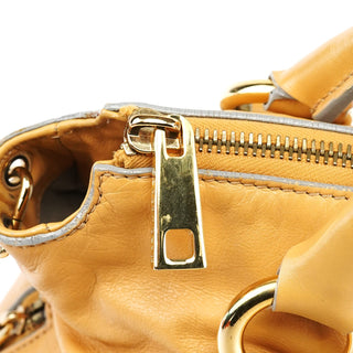 Marc Jacobs Beige Leather Venetia 2-Way Tote Bag